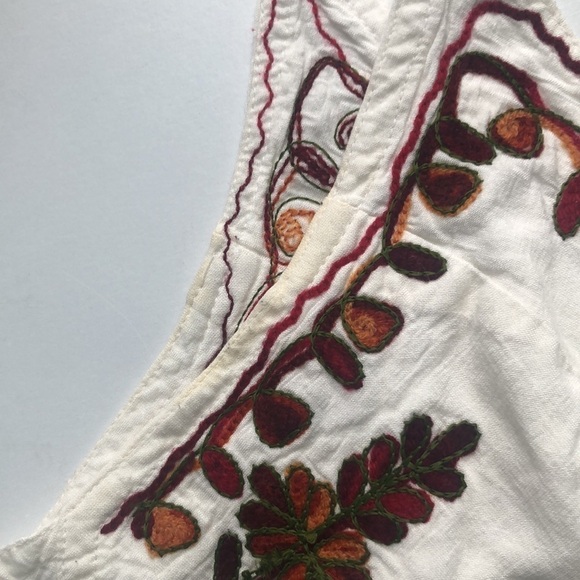 Shoreline Boho Embroidered Halter & Skirt Set One Size Fits Most Summer Outfit - Picture 14 of 15